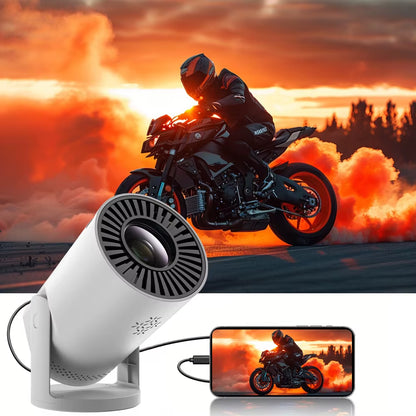 1080P Wired Portable Mini Projector with Speakers Watch Movies Dual 200 ANSI Home Outdoor Office Projectors Large Screen Movies